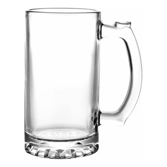 Tarro Cervecero Transparente Sublimación Sublimar Caja 12 Pz