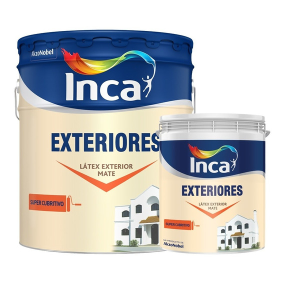 Pintura Para Exteriores Blanco Inca 20 + 4 Litros