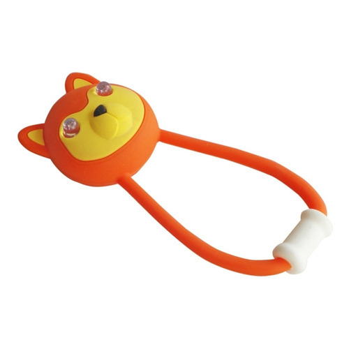 Luz Forza Bicicleta Delantera 3 Funciones/2 Led Q-bear Color Naranja