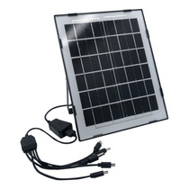 Cargador Panel Solar 6w/6v  Para Telefonos Y Radios 