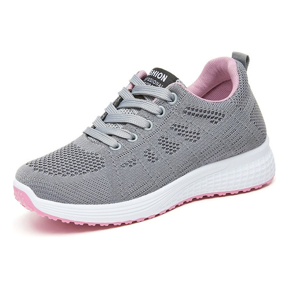 Zapatos De Tenis Elásticos Casuales Para Mujer Moda