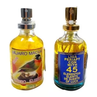 Perfume 45 Liga De Exito Y Pájaro Macua Ritualizado. Suerte