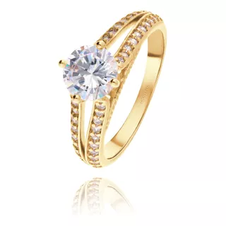 Anillo De Compromiso Lewis En Oro 18 Kilates  Amor Mouty