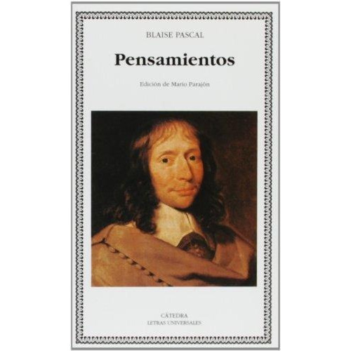 Pensamientos, Blaise Pascal, Cátedra