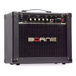 Amplificador Borne Vorax 630 Transistor Para Guitarra De 25w Cor Preto/dourado 110v/220v