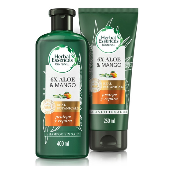 Acondicionador + Shampoo Herbal Essences Protege Y Repara