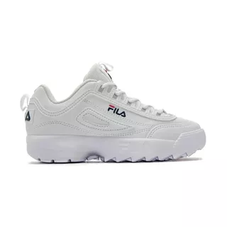 Tenis Para Niños Fila Disruptor Color Blanco - Niños 13 C Us