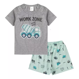 Kit 4 Conjunto Pijama Infantil Menino Verão Roupa Infantil