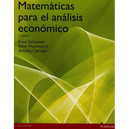 Matematicas Para El Analisis Economico