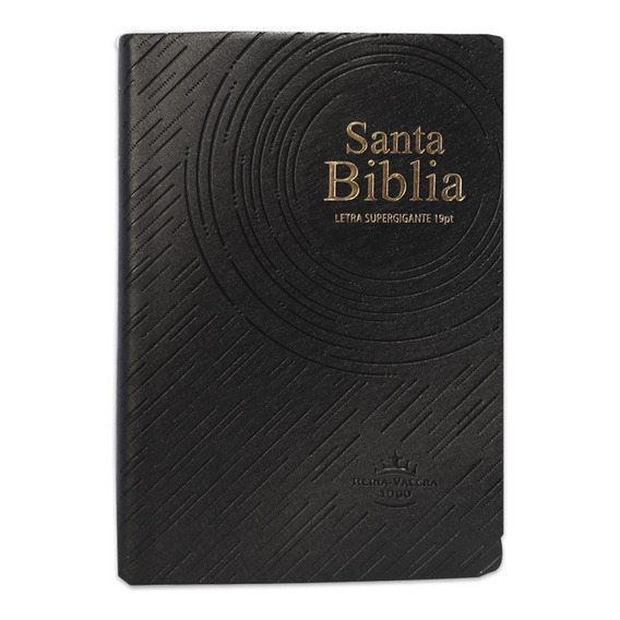 Biblia Rvr1960 Letra Súper Gigante Negro C/ Indice 