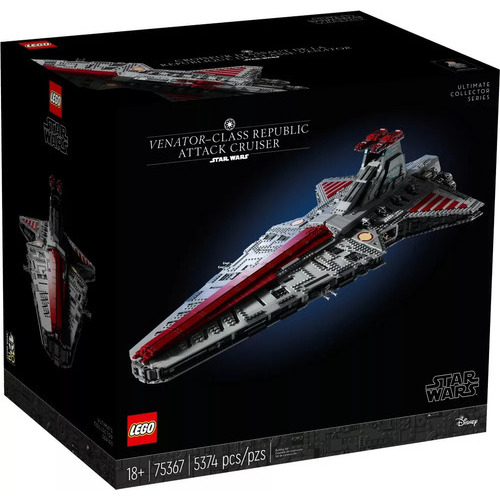 Lego Star Wars Crucero De Ataque Venator Ucs 75367 - 5374 Pz