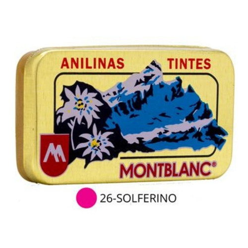 Pack 3 Anilinas Montblanc® Cajita Dorada Color 26. Solferino Pack 3
