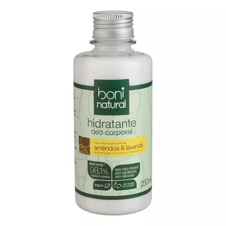 Hidratante Deo Corporal Boni Natural Amêndoa E Lavanda 250ml