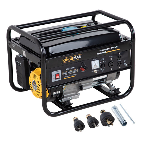 Generador Portatil De Luz 110/220v A Gasolina 7.0hp 3000w Amarillo King3000 Kingsman