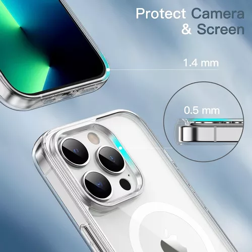 Funda Acrigel Transparente con MagSafe más Mica de Cristal Gratis para iPhone  13 Pro Max