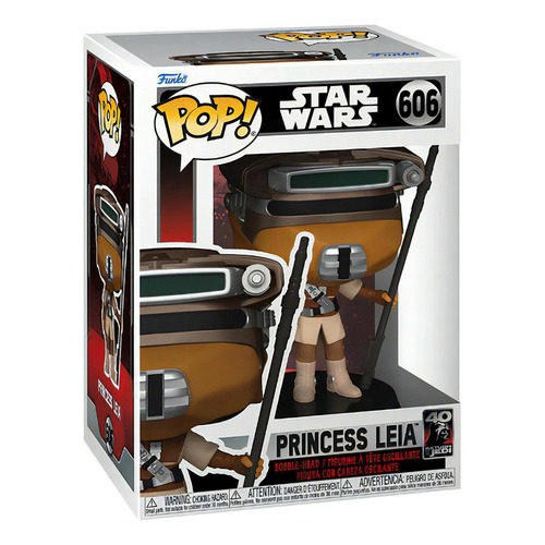 Figura De Accion Princess Leia 606 Star Wars Funko Pop 