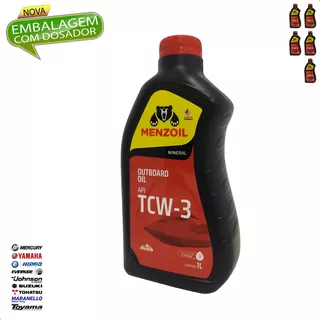 Óleo Premium Tcw3 Menzoil 2t Todos Motores De Popa Kit C/5