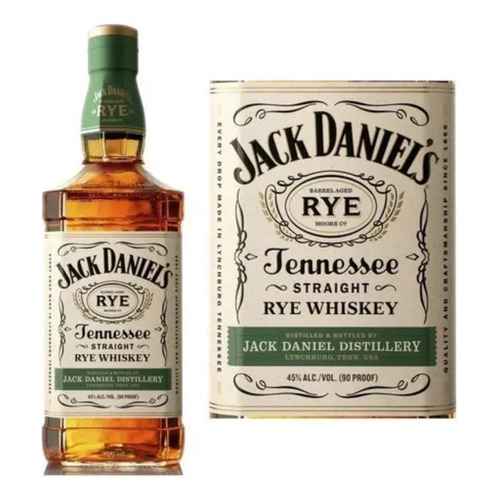 Whisky Jack Daniels Rye X1000cc Formato De Venta Unidad