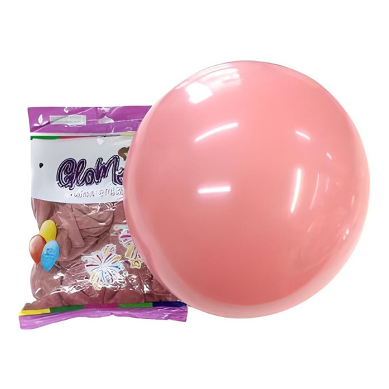 Globos Glomex #12 C/100 Colores A Elegir