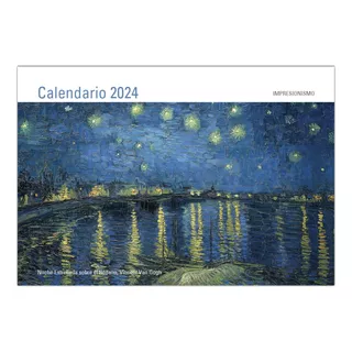 Calendario De Escritorio Noche Estrellada Van Gogh