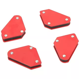 Set 4 Escuadras Magnéticas Para Soldar Omaha 4 Kg 2 Pulgadas