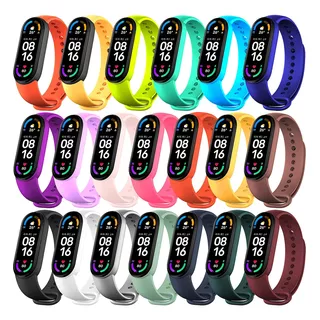 Correa Banda Pulsera Para Xiaomi Mi Band 5 Band 6, M5 Y M6