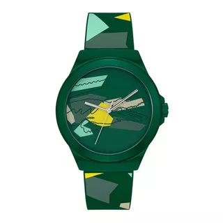 Relógio Masculino De Silicone Verde Neocroc Da Lacoste 2011186