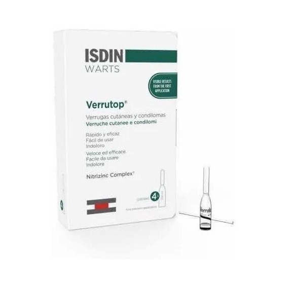 Isdin Verrutop 4 Piezas