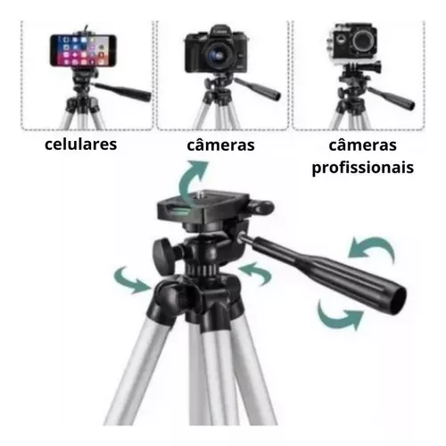 Trípode para cámara MMX Tripe Universal Compatível Com Nível Laser Cameras  Cel color gris oscuro