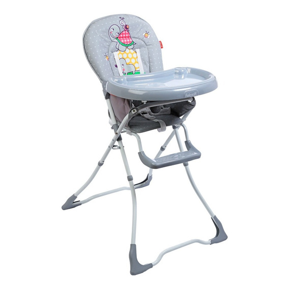 Silla De Comer Bebe Felcraft 2 Bandejas Plegable Compacto 