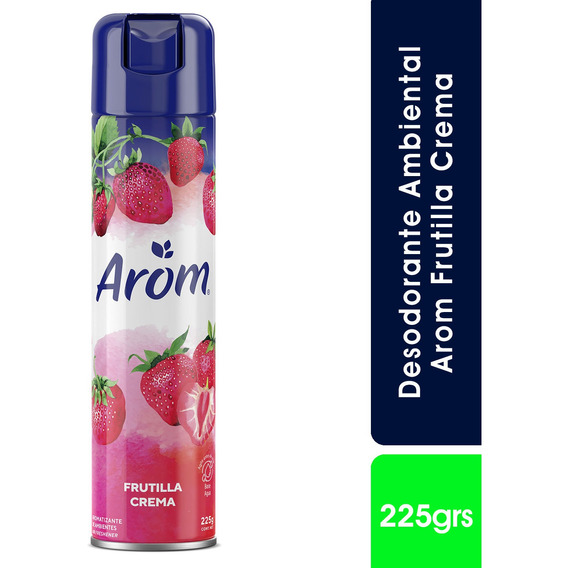 Arom Desodorante Aerosol Frutilla Crema 225g