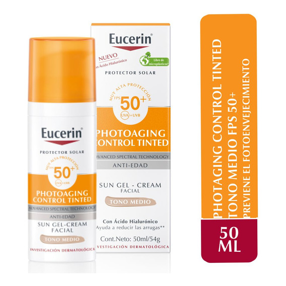 Eucerin Protector Solar Facial Photoaging Fps50 Medio 50ml