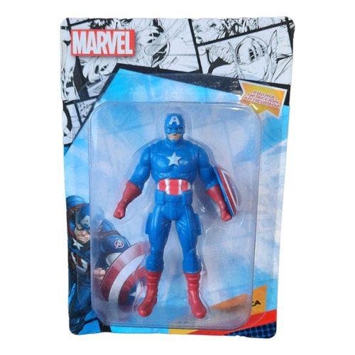  Figura De Acción Capitán América 10 Cm 53999
