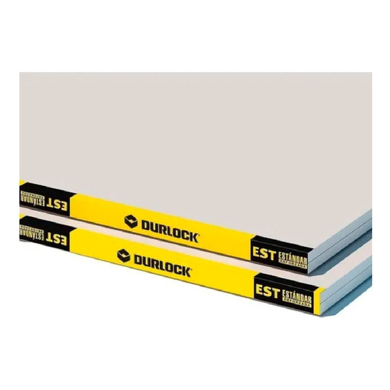 Placa Yeso Pared Int Cielorraso Durlock 9,5mm 1.20x2.40 Mts