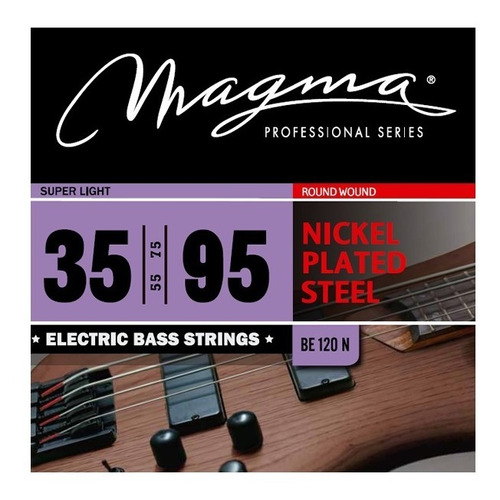 Encordado Bajo Electrico Magma 035 Be120 4 Cuerdas