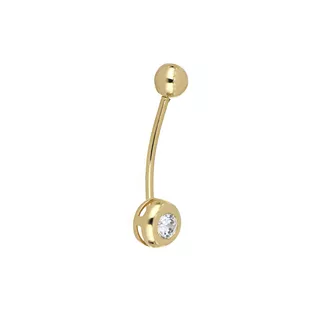 Arete Ombligo Piercing Oro14k