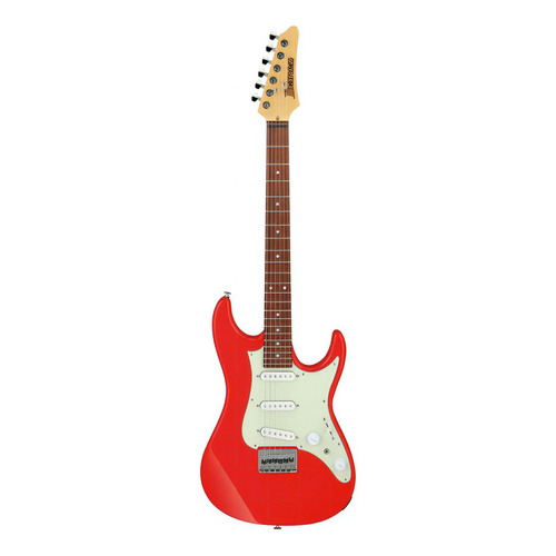Guitara Eléctrica Ibanez Bermellón Azes31-vm - Plus Color Rojo Material Del Diapasón Jatoba Orientación De La Mano Diestro
