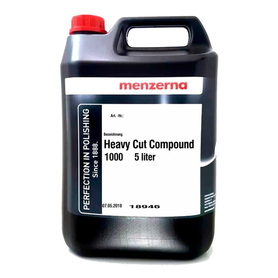 Menzerna Pulimento Heavy Cut 1000 Galón 5 Litros Alto Corte