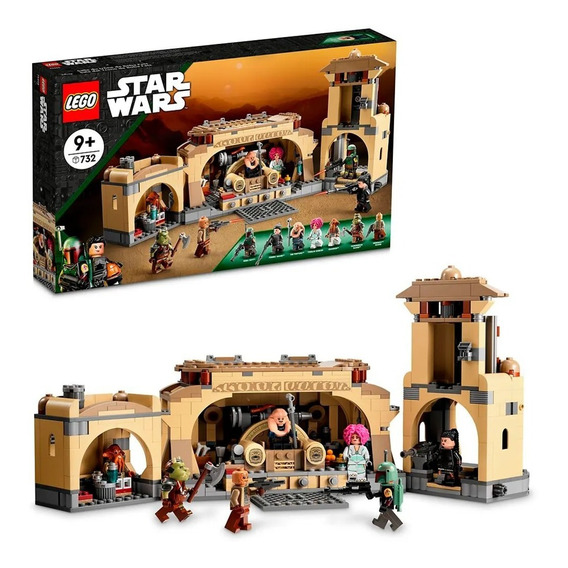 Lego Star Wars Trono De Boba Fett 732 Piezas +9 Febo