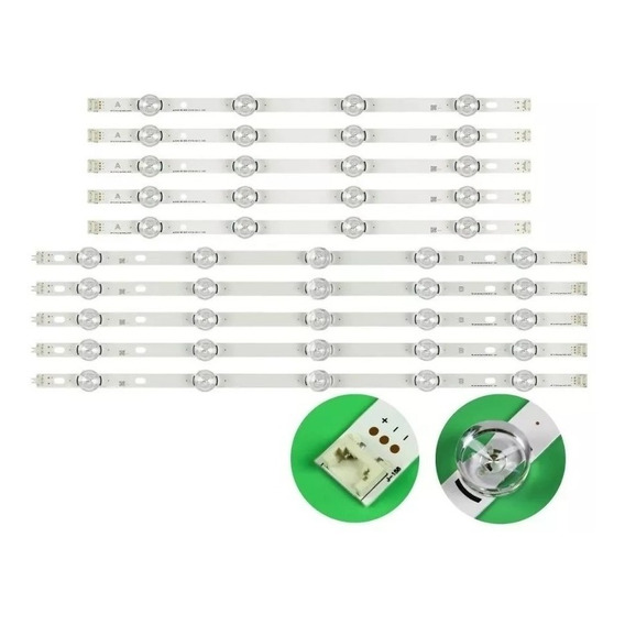 Tiras Led  50lb550 50lb580 50lb650t 50lf561 Para Tv LG