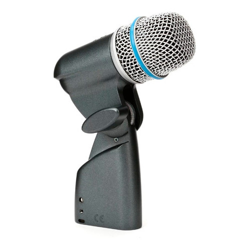 Microfono Bobina Movil Beta 56a Shure Color Negro