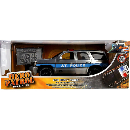 Jada 1:24 2010 Chevrolet Tahoe Hero Patrol 20 Aniversario 