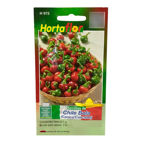 Semilla De Chile Bola (canica/cascabel) Hortaflor