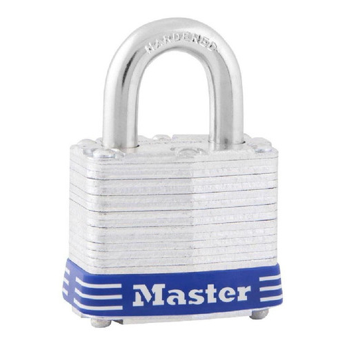 Candado Master Lock 3d De 40 Mm Gancho Corto 20800300 Color Plateado