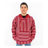 Suéter Poncho Canguro Artesanal Hoodie Acrilico Colores