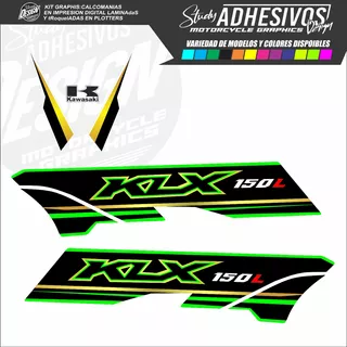 Calcomanias Tipo Originales Kawasaki Klx 150 L