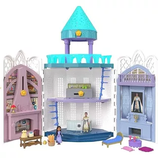 Mattel Disney's Wish Rosas Castle - Juego De Casa De Muñecas Color Multicolor