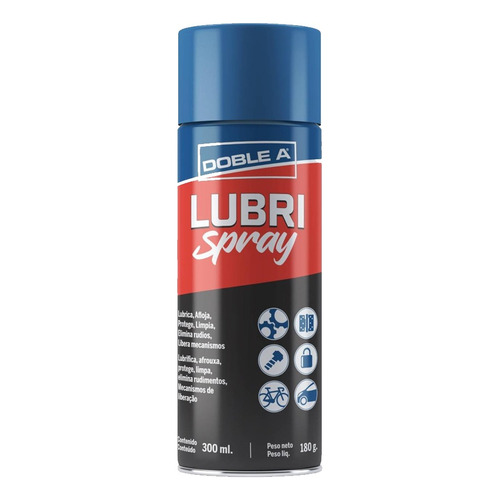 Lubri Spray Lubricante Aromatizado Multiuso Doble A X 300ml