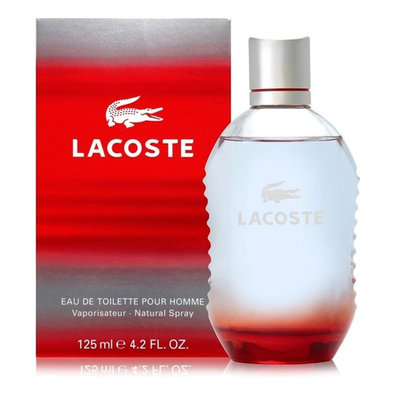 Perfume Lacoste Red 125 Ml Hombre - mL a $1290