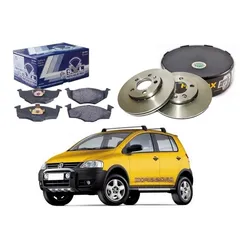  Disco Pastilha Dianteiro Crossfox Aro 14 1.6 2005 A 2009